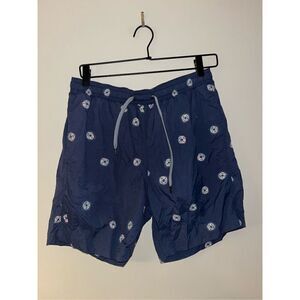 Saxx Cannonball 2N1 Hybrid Shorts Ballpark Pouch Swim Trunks Navy Medium